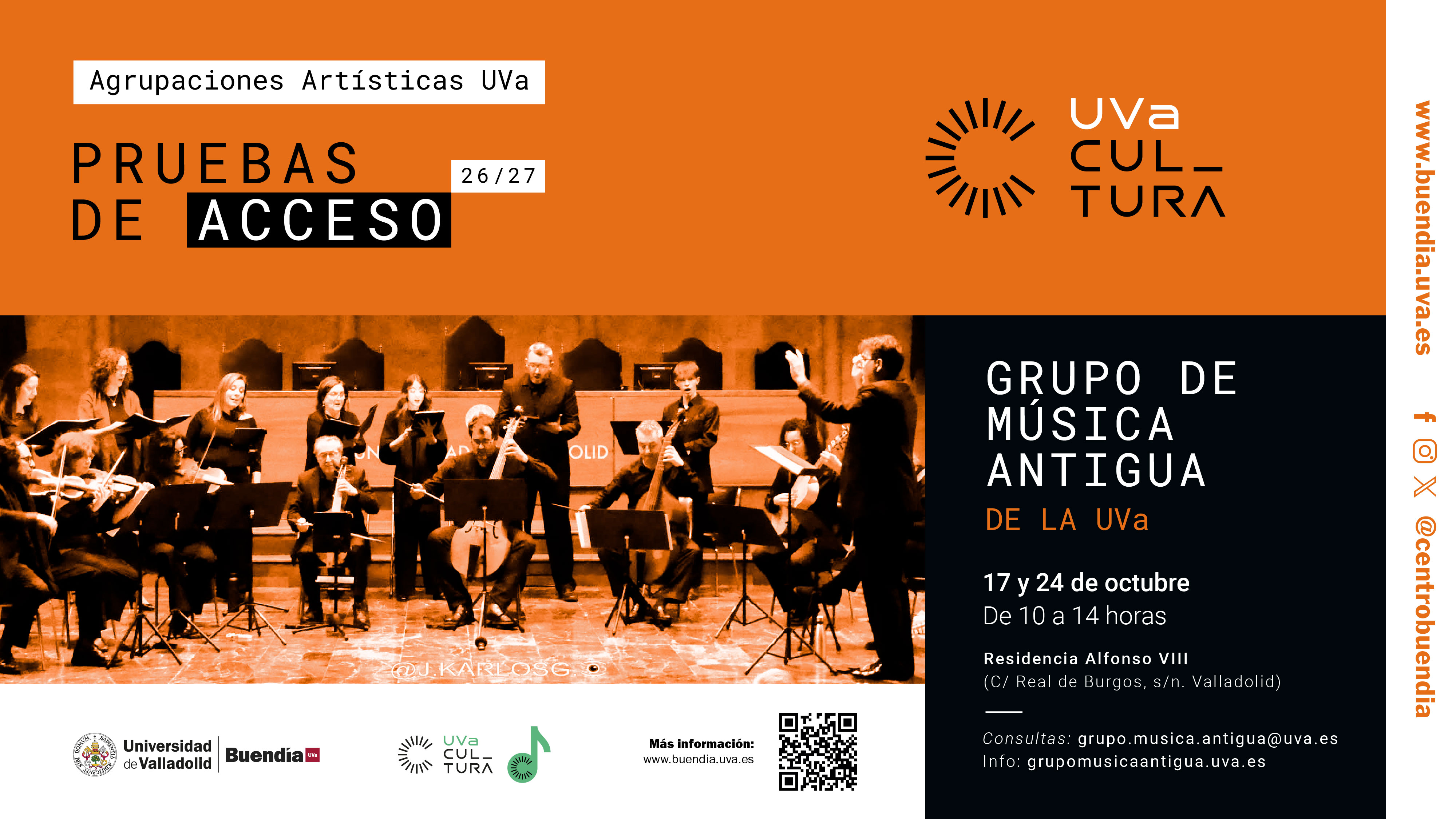 Pruebas de acceso 2026-2027